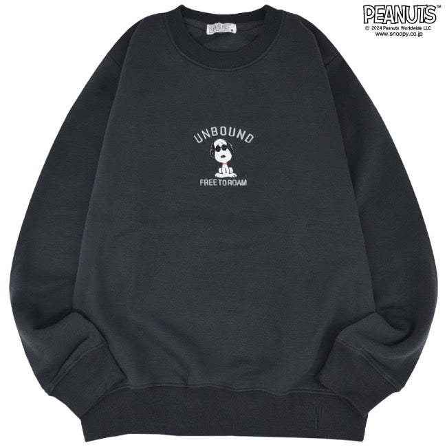 スヌーピー 刺繍 裏起毛 トレーナー スウェット PEANUTS SNOOPY s1344-115