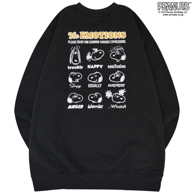 スヌーピー トレーナー 長袖 裏起毛 スウェット トップス プリント SNOOPY PEANUTS s1344-118