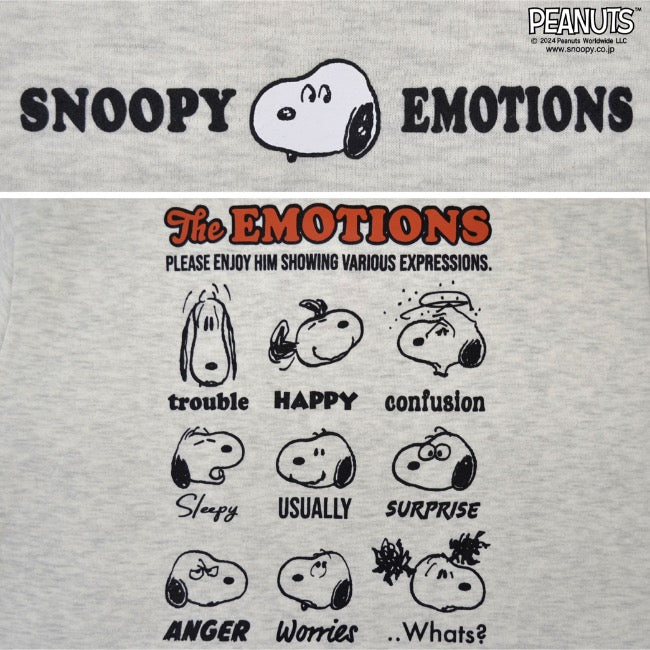 スヌーピー トレーナー 長袖 裏起毛 スウェット トップス プリント SNOOPY PEANUTS s1344-118