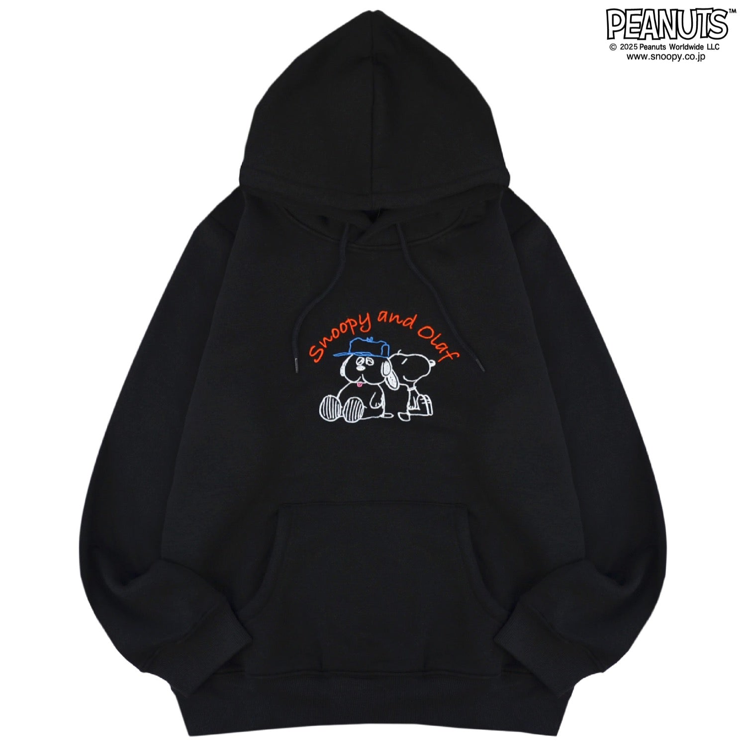 スヌーピー パーカー スウェット トップス 裏起毛 刺繍 チャーリーブラウン オラフ SNOOPY PEANUTS s1344-122