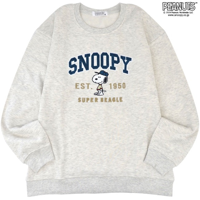 スヌーピー 裏起毛 ビック シルエット トレーナー オーバーサイズ PEANUTS SNOOPY s1344-33sp