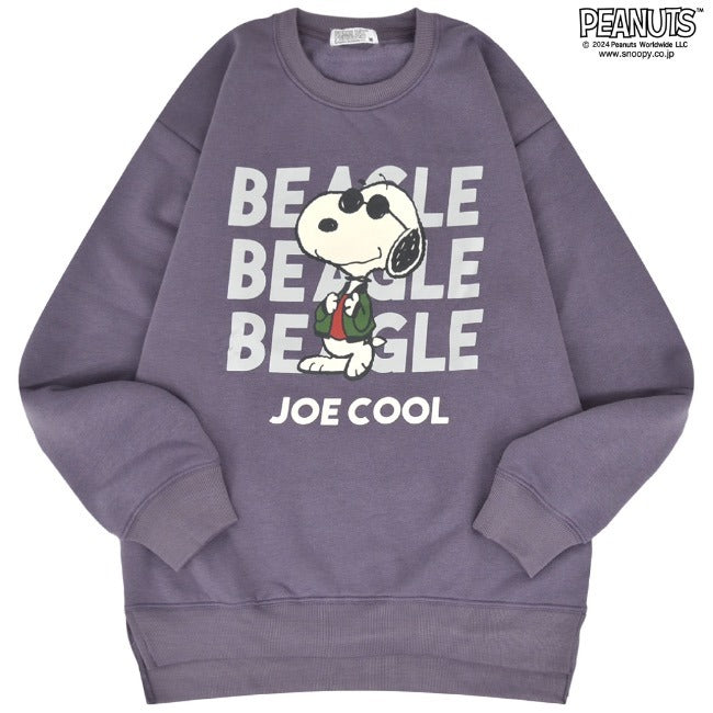 スヌーピー トレーナー 長袖 裏起毛 スウェット トップス ジョークール フライングエース プリント SNOOPY PEANUTS s1344-400sp
