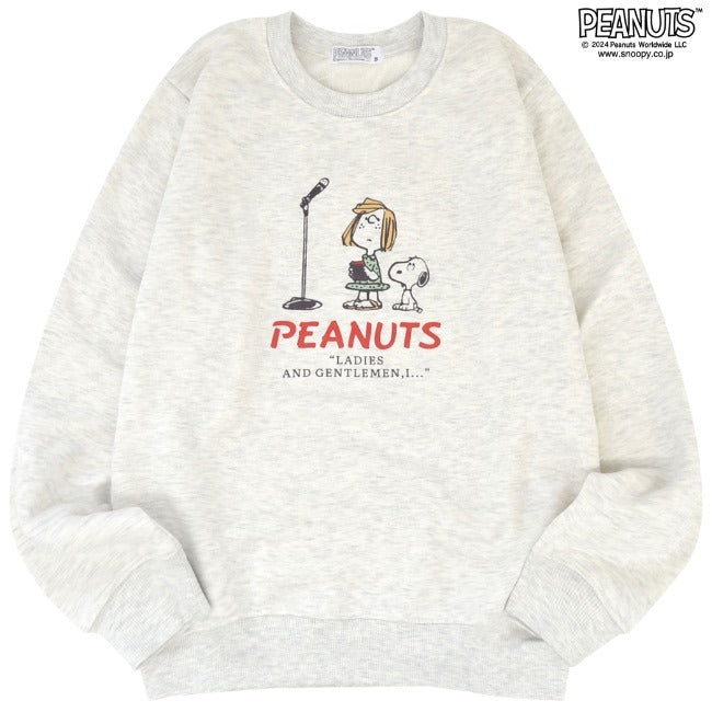スヌーピー 長袖 トレーナー スウェット 裏起毛 トップス SNOOPY PEANUTS s1344-402sp