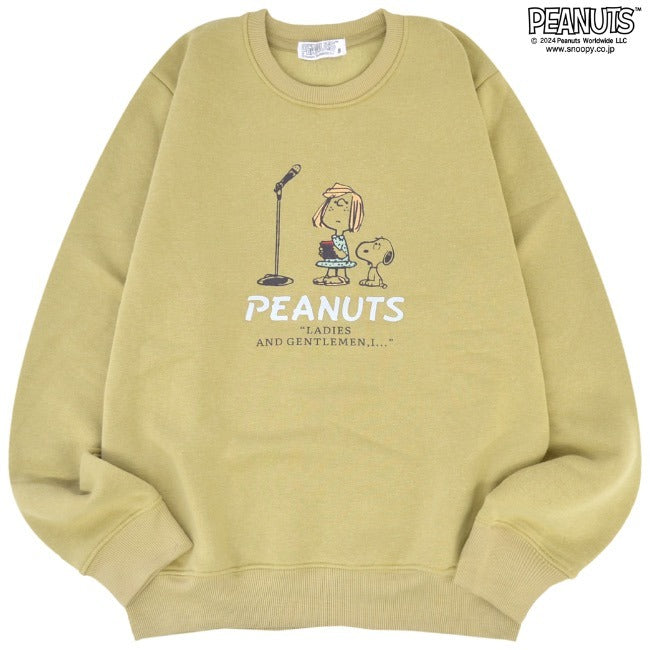 スヌーピー 長袖 トレーナー スウェット 裏起毛 トップス SNOOPY PEANUTS s1344-402sp