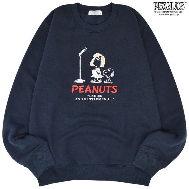 スヌーピー 長袖 トレーナー スウェット 裏起毛 トップス SNOOPY PEANUTS s1344-402sp