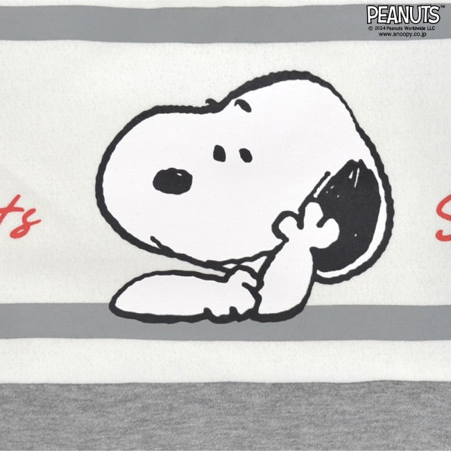 スヌーピー 長袖 トップス ハーフジップ 裏起毛 オラフ ジョークール 切り替え プリント SNOOPY PEANUTS JOE COOL s1344-40sp