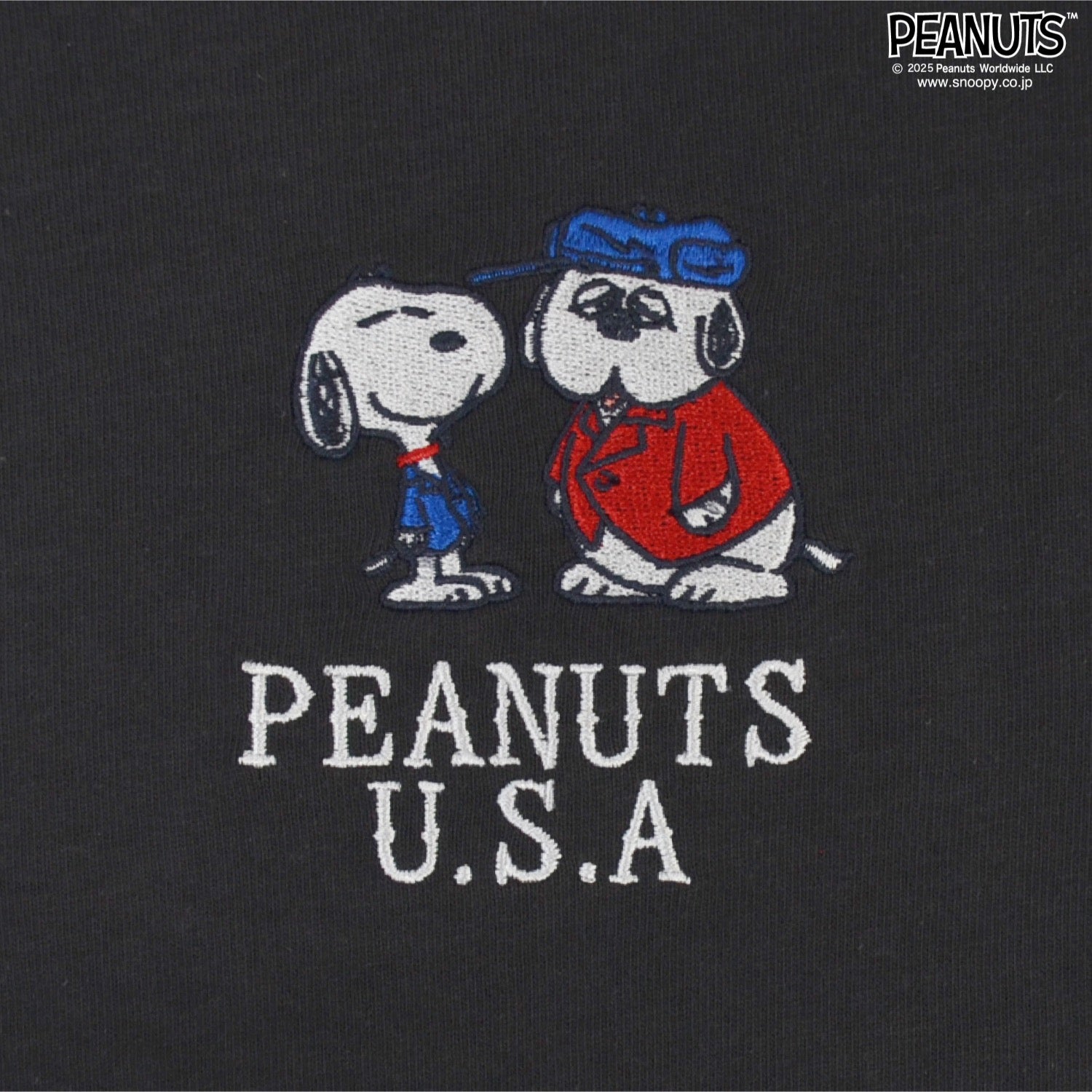 スヌーピー Tパーカー パーカー トップス 半袖 刺繍 オラフ SNOOPY PEANUTS s1352-21sp