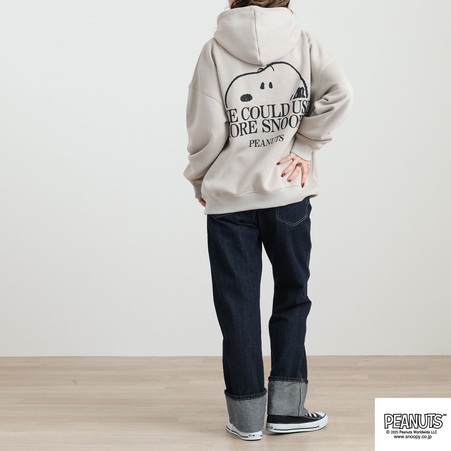 スヌーピー パーカー スウェット トレーナー 刺繍 バックプリント 裏起毛 メンズ レディース SNOOPY PEANUTS s1354-14sp