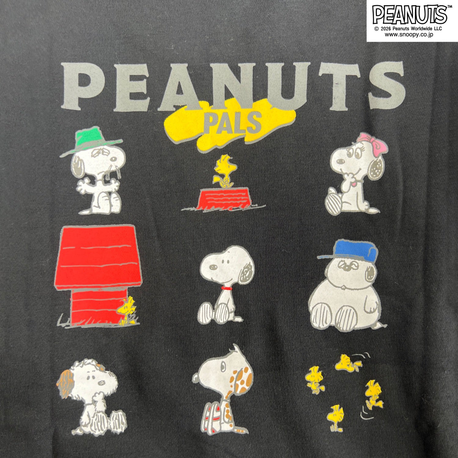 スヌーピー ウッドストック プリント 裏起毛トレーナー ベル オラフ スパイク アンディ マーブルス きょうだい PEANUTS SNOOPY s1354-70