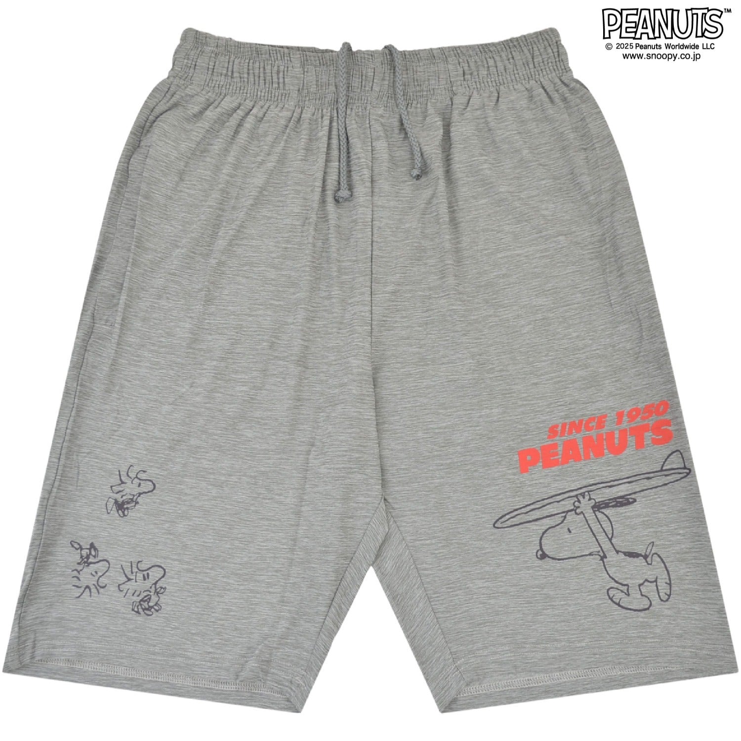 スヌーピー ウッドストック ハーフパンツ サーフィン柄 プリント ボトムス SNOOPY PEANUTS woodstock s1452-112sp