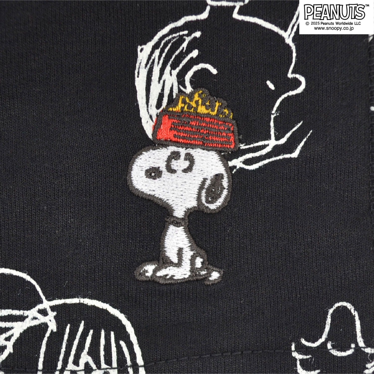 スヌーピー ハーフパンツ ボトムス ギャング柄 プリント 総柄 ミニ裏毛 SNOOPY PEANUTS s1452-29sp
