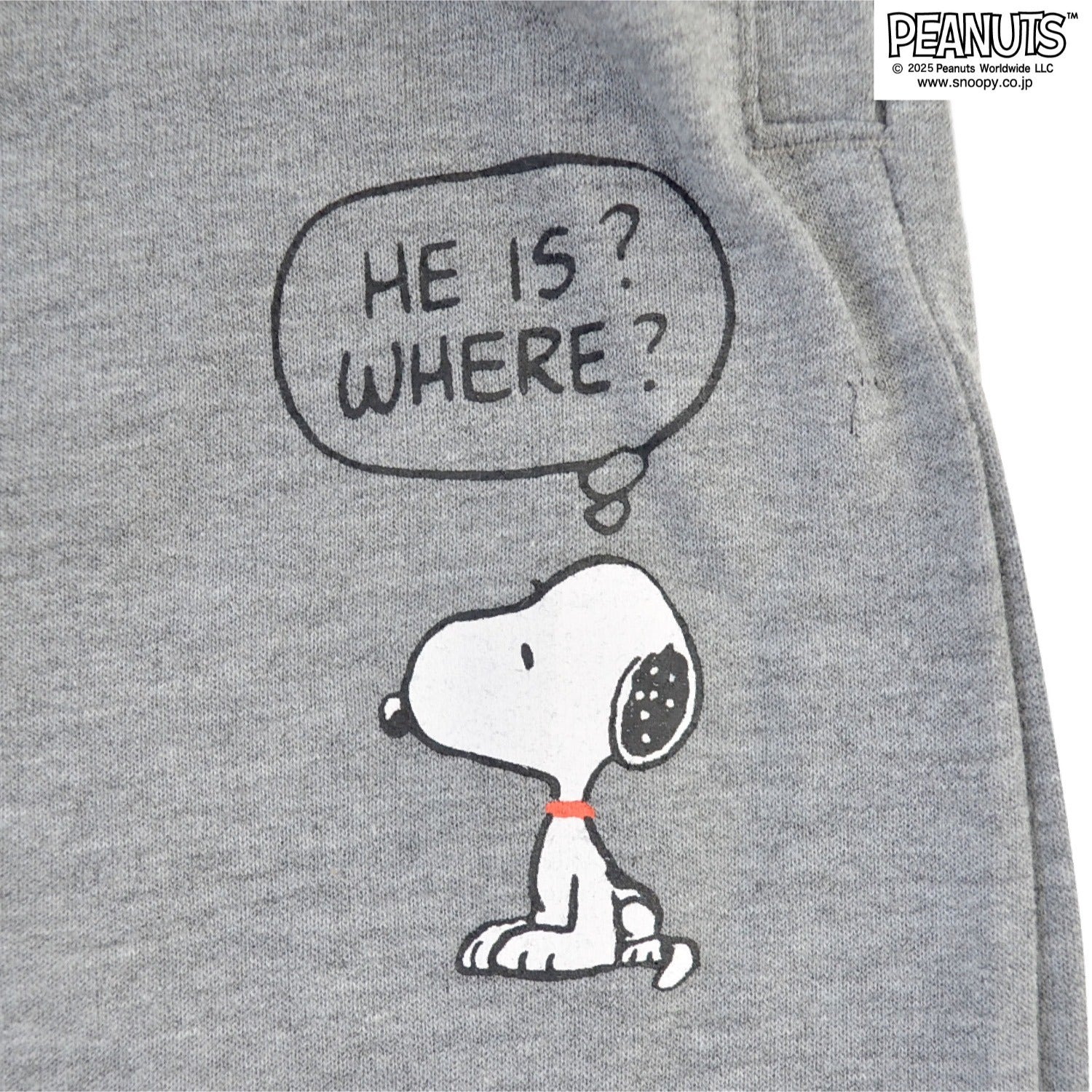 スヌーピー クロップドパンツ メンズ レディース スウェットパンツ ロゴ プリント SNOOPY PEANUTS s1452-31sp