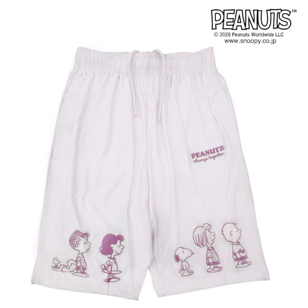スヌーピー ハーフパンツ ギャング柄 カチオン ドライ 春 夏 SNOOPY PEANUTS s1462-155sp