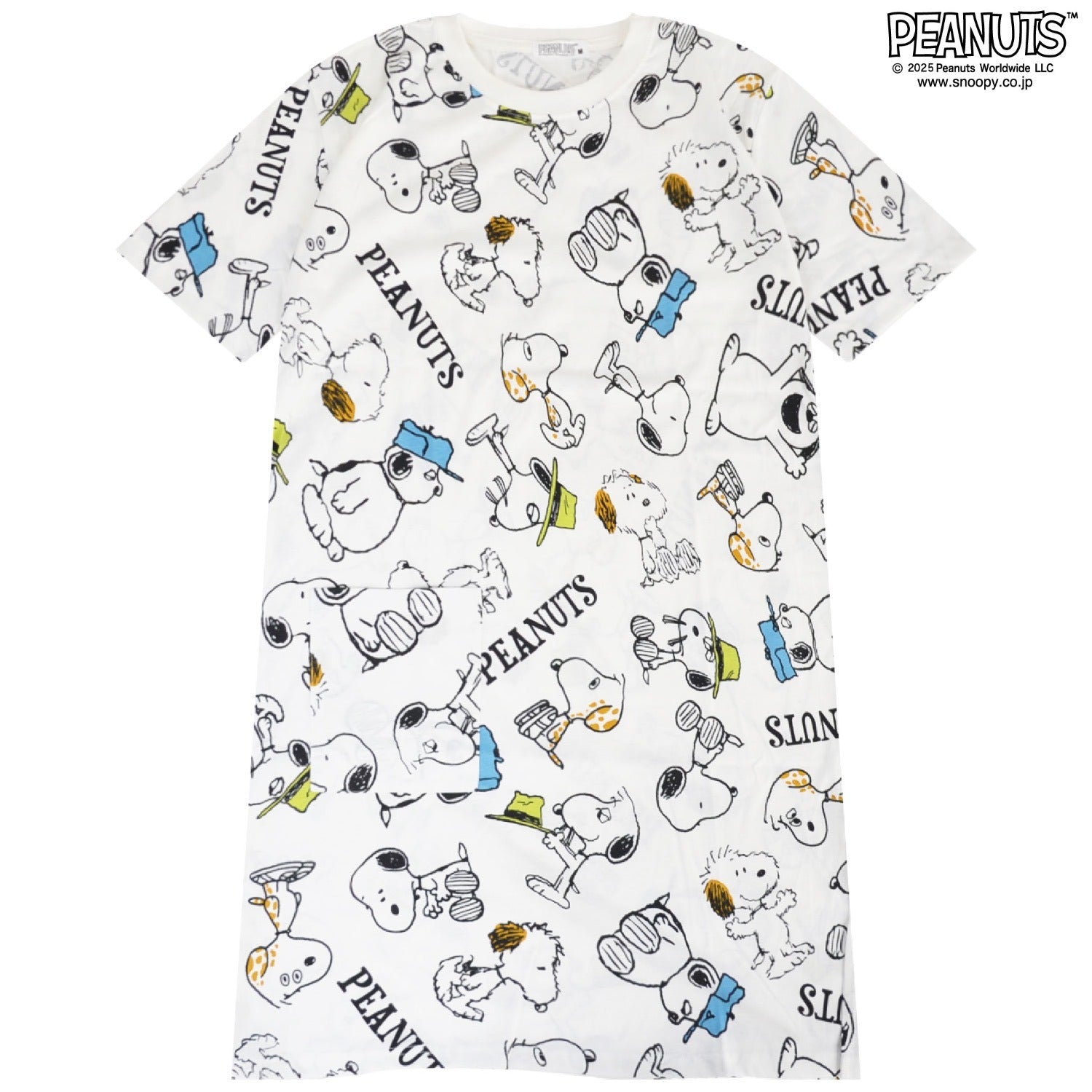 スヌーピー オラフ スパイク アンディ Tシャツ BIG トップス 半袖 レディース プリント SNOOPY PEANUTS s1752-92sp