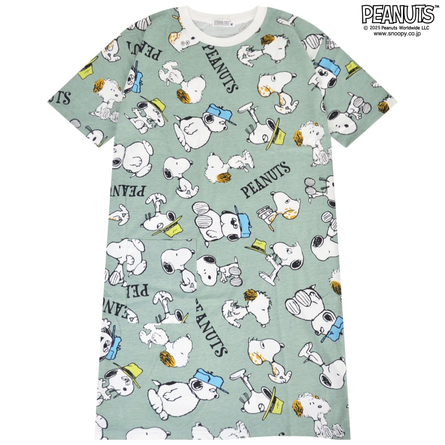 スヌーピー オラフ スパイク アンディ Tシャツ BIG トップス 半袖 レディース プリント SNOOPY PEANUTS s1752-92sp