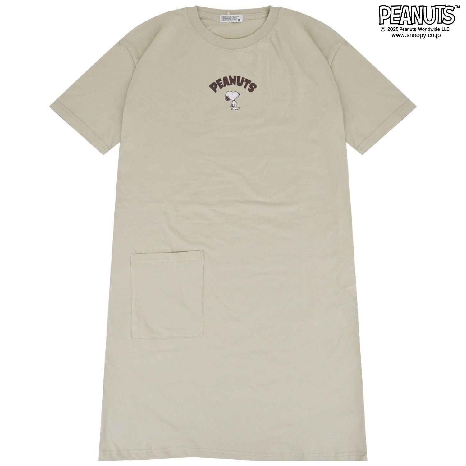 スヌーピー ウッドストック オラフ Tシャツ BIGトップス 半袖 レディース プリント チラシ柄 SNOOPY PEANUTS s1752-93sp