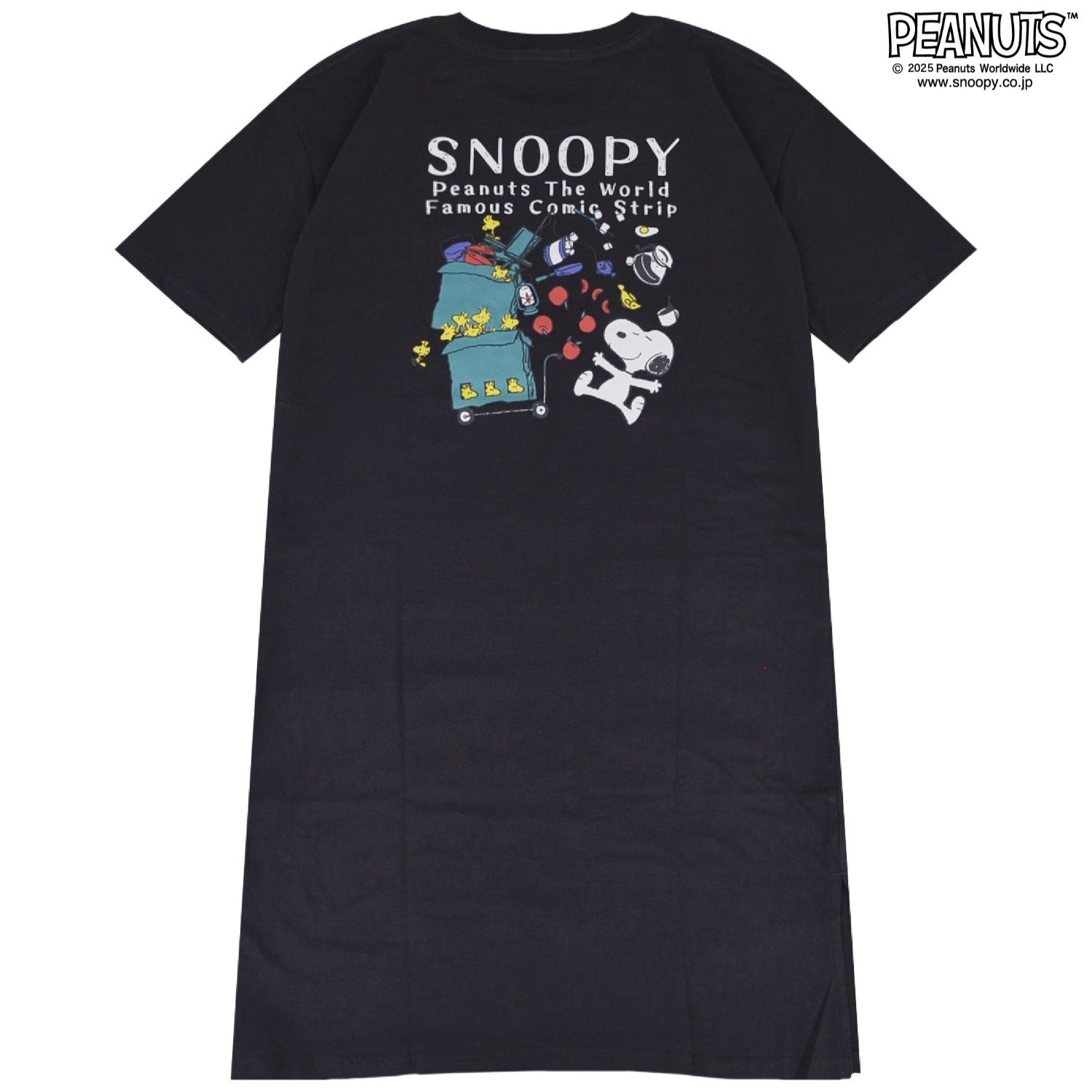スヌーピー ウッドストック オラフ Tシャツ BIGトップス 半袖 レディース プリント チラシ柄 SNOOPY PEANUTS s1752-93sp