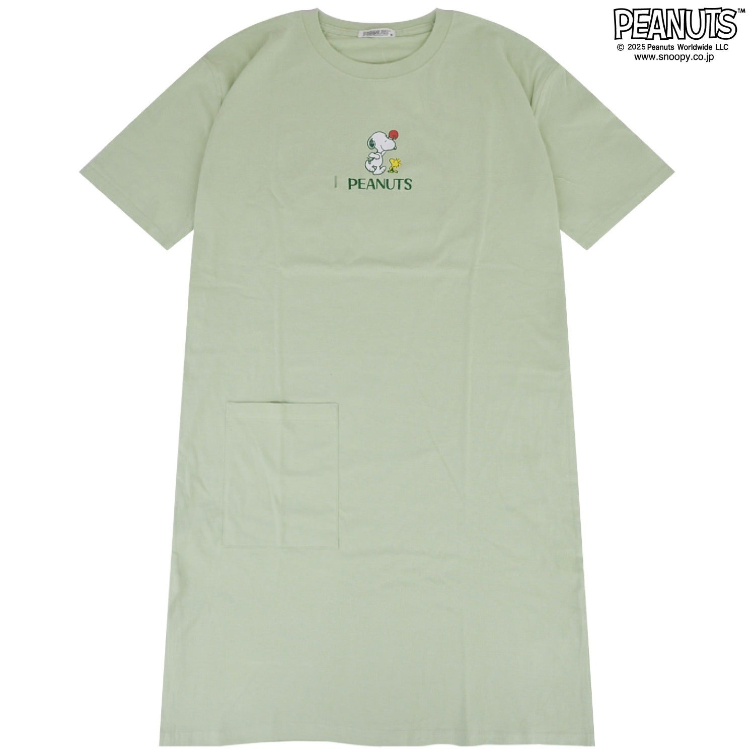 スヌーピー ウッドストック オラフ Tシャツ BIGトップス 半袖 レディース プリント チラシ柄 SNOOPY PEANUTS s1752-93sp