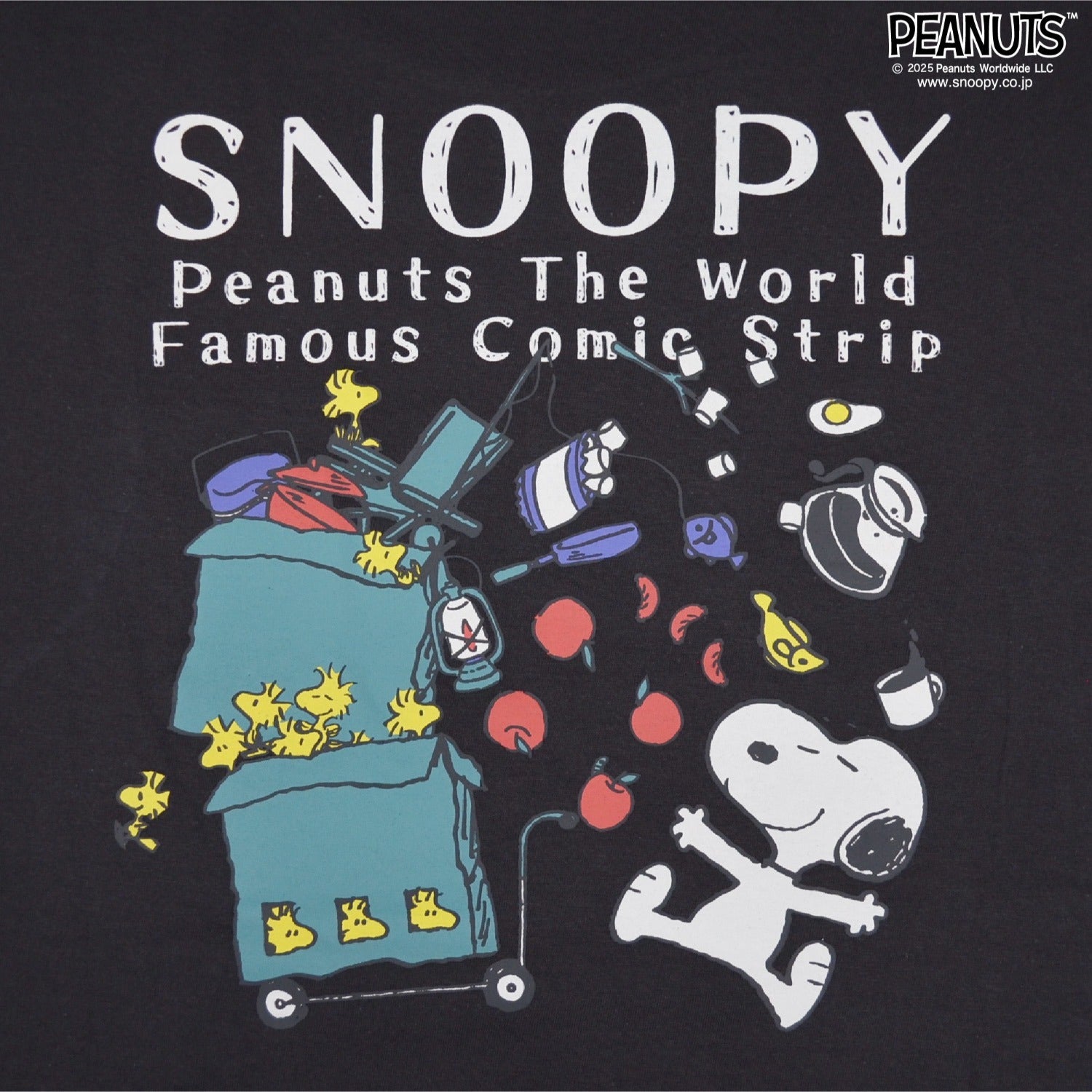 スヌーピー ウッドストック オラフ Tシャツ BIGトップス 半袖 レディース プリント チラシ柄 SNOOPY PEANUTS s1752-93sp