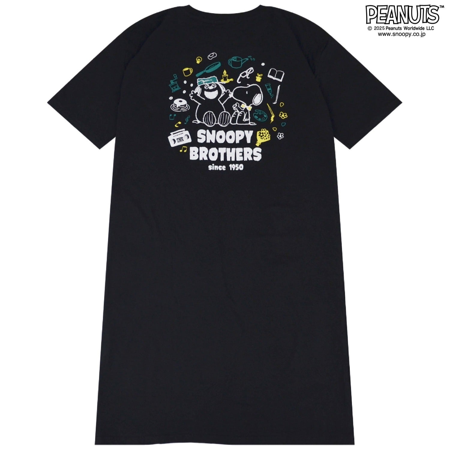 スヌーピー ウッドストック オラフ Tシャツ BIGトップス 半袖 レディース プリント チラシ柄 SNOOPY PEANUTS s1752-93sp