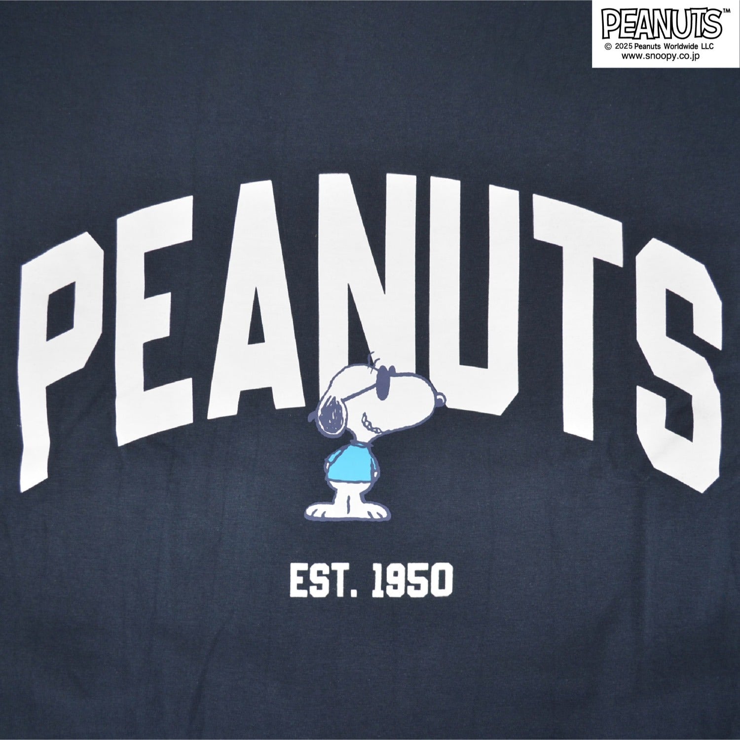 スヌーピー ジョークール Tシャツ 七分袖 ビッグサイズ プリント ロゴ SNOOPY PEANUTS JOE COOL s1752-98sp