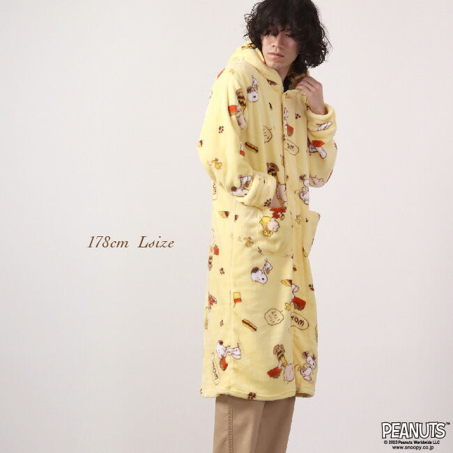スヌーピー フリース 着る毛布 ブランケット ルームウェア 部屋着 パジャマ SNOOPY PEANUTS s1824-587