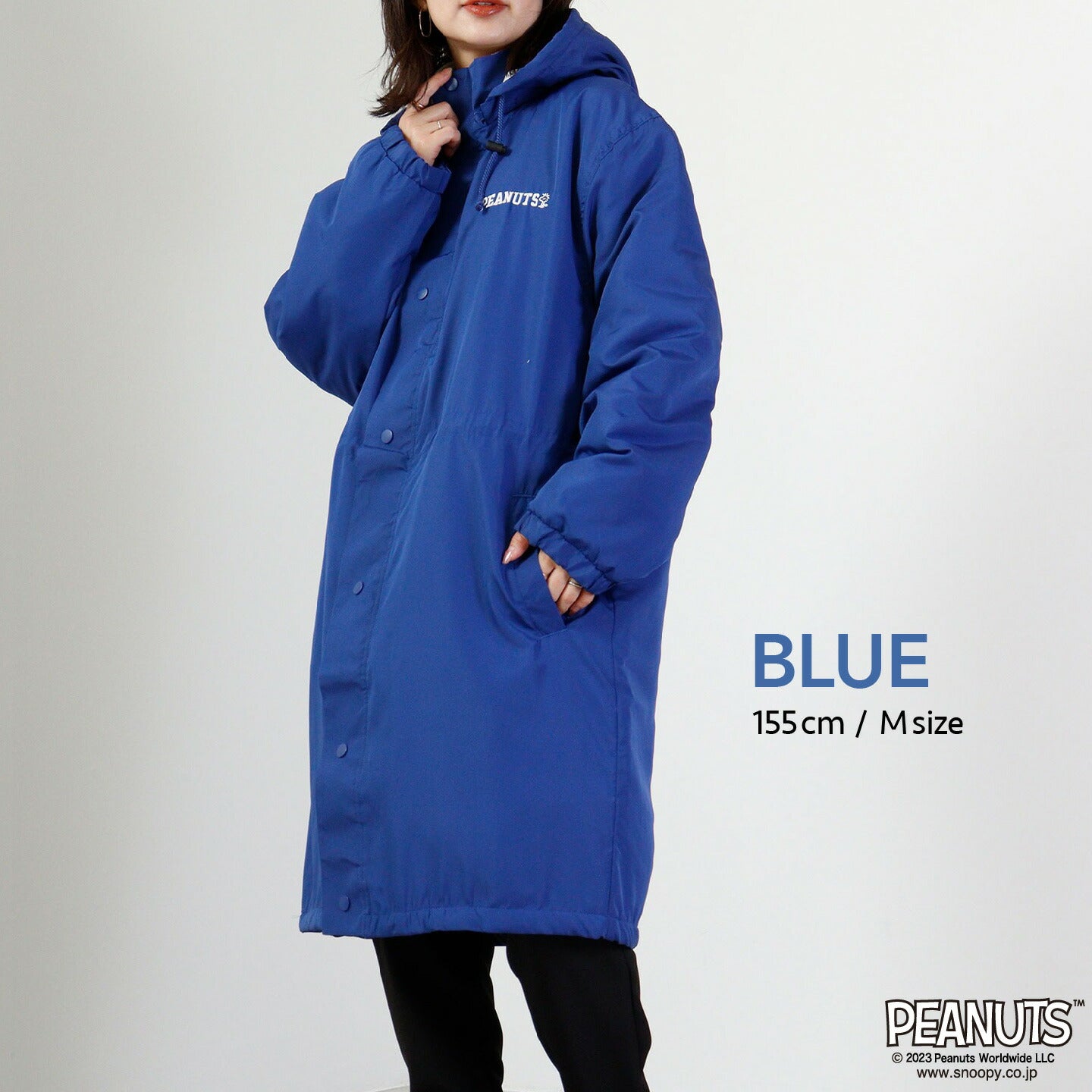 スヌーピー フリース ベンチコート 雨 観戦 アウトドア SNOOPY PEANUTS s1824-596