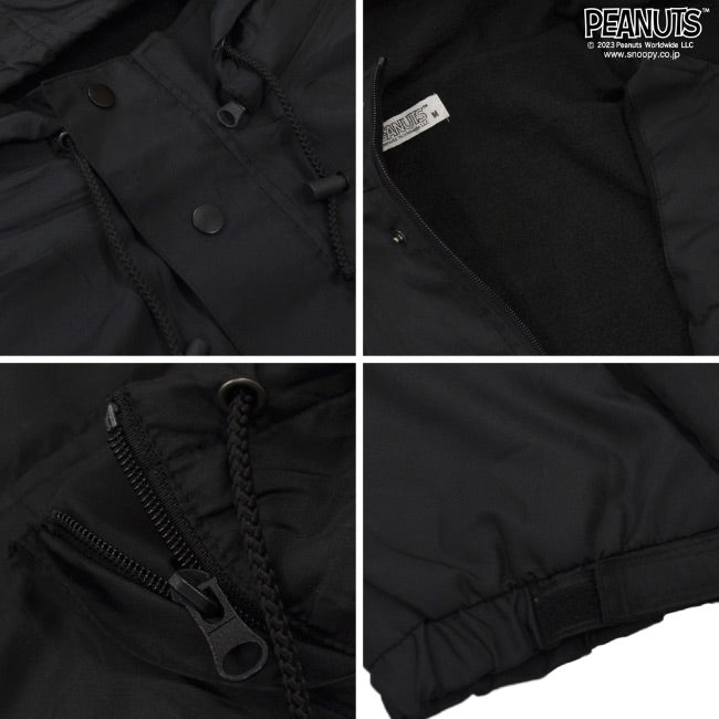 スヌーピー フリース ベンチコート 雨 観戦 アウトドア SNOOPY PEANUTS s1824-596