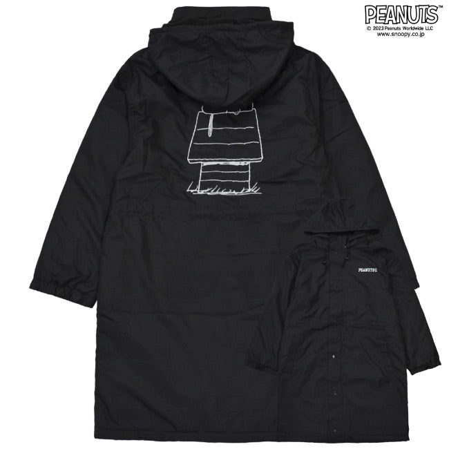 スヌーピー フリース ベンチコート 雨 観戦 アウトドア SNOOPY PEANUTS s1824-596