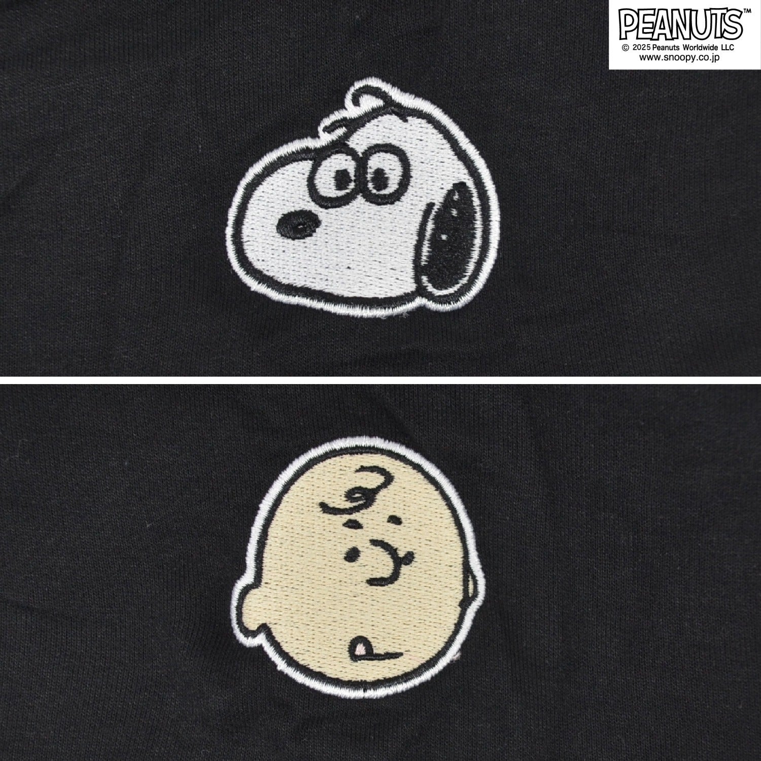 スヌーピー チャーリーブラウン ZIPパーカー 半袖 裏毛 刺繍 ピスネーム ロゴ柄 SNOOPY PEANUTS s1852-26sp