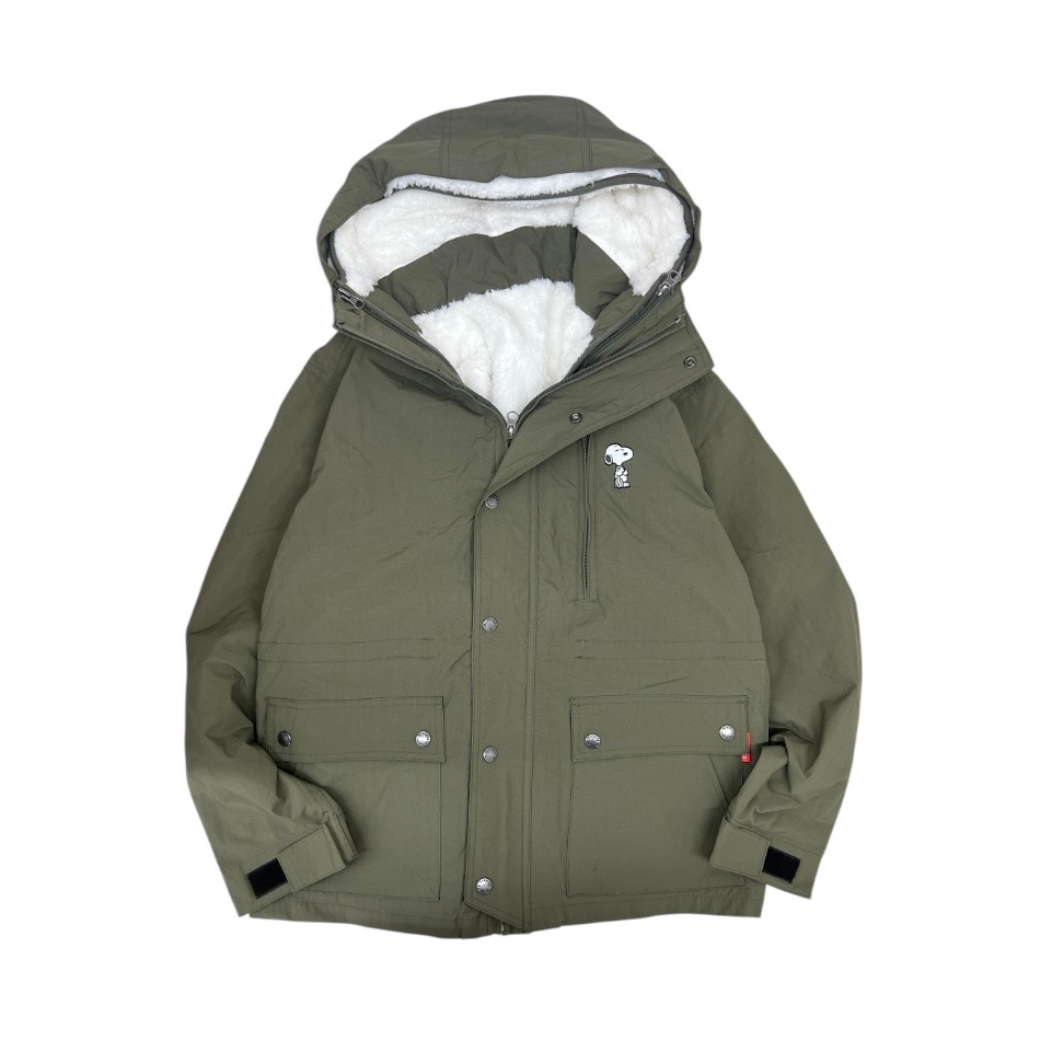 スヌーピー 3way マウンテンパーカー ジャケット アウター ボアフリース ベスト 冬 SNOOPY PEANUTS s1854-136sp