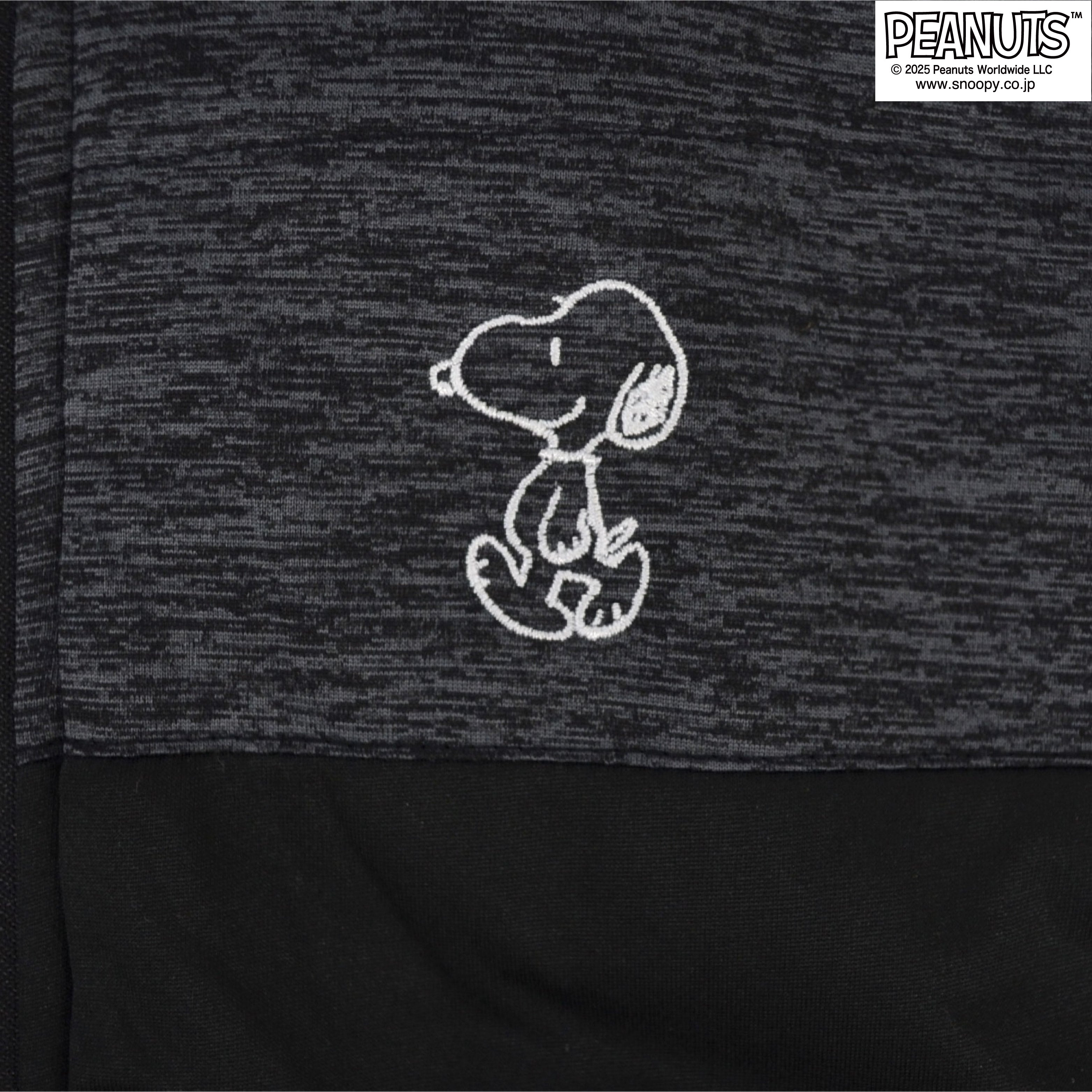 スヌーピー アウター ヒート ベスト 刺繍 防寒 SNOOPY PEANUTS s1924-753