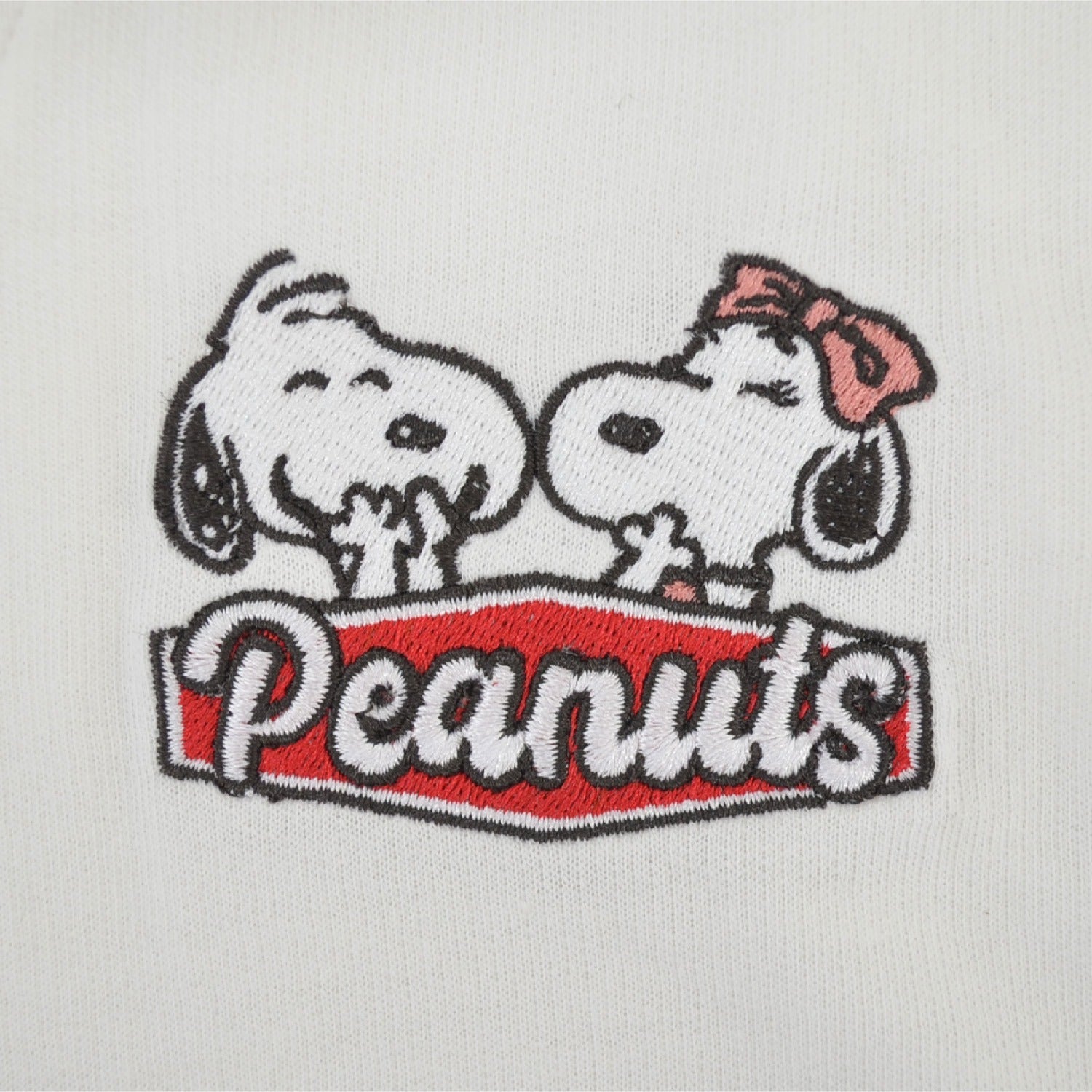 スヌーピー パーカー フレンチスリーブ ノースリーブ トップス 刺繍 ミニ裏毛 SNOOPY PEANUTS s1952-25sp
