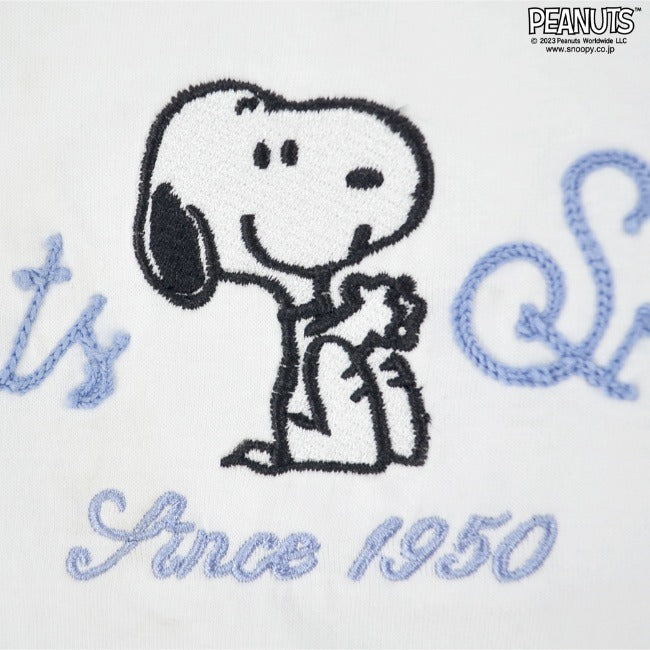スヌーピー ジョークール Tシャツ 半袖 トップス 刺繍 ロゴ SNOOPY JOECOOL PEANUTS s1132-29