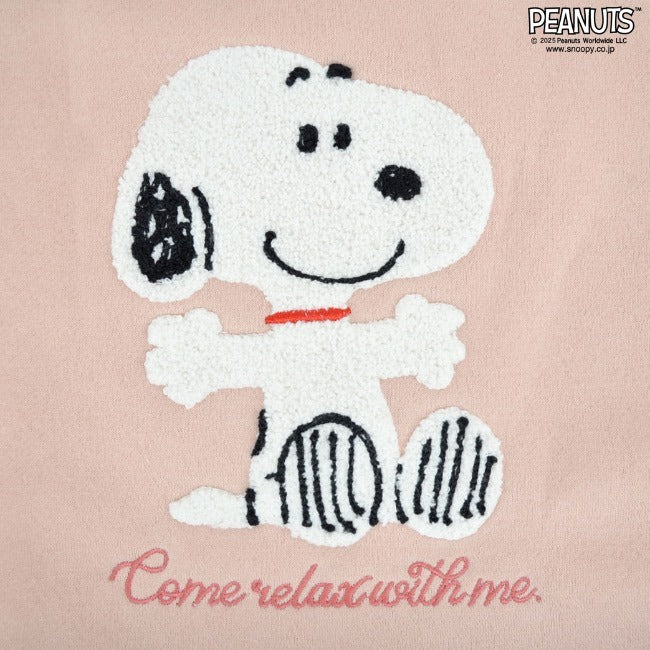 スヌーピー トレーナー 長袖 裏起毛 刺繍 切り替え スウェット チャーリーブラウン コクーン SNOOPY PEANUTS s2344-188