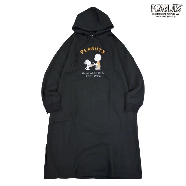 スヌーピー ワンピース フリース PEANUT SNOOPY 長袖 レディース M L s2714-756sp