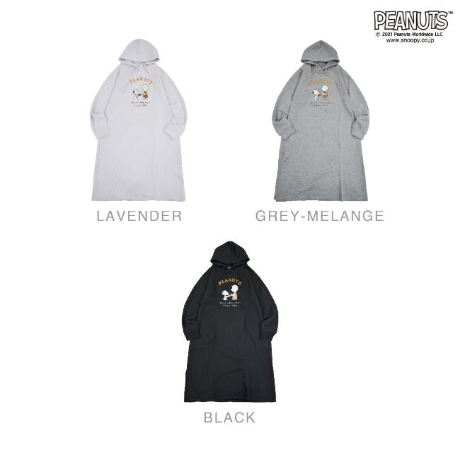 スヌーピー ワンピース フリース PEANUT SNOOPY 長袖 レディース M L s2714-756sp