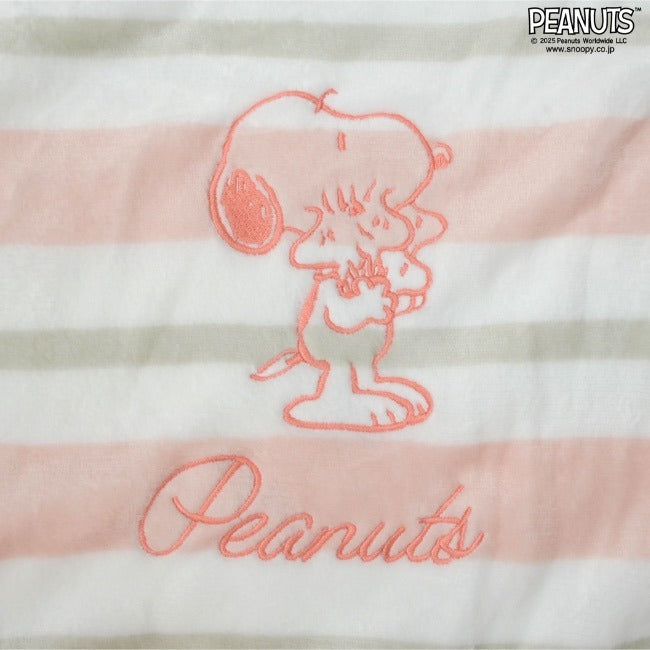 スヌーピー パジャマ ボア フリース ワンピース ルームウェア 長袖 ウッドストック 刺繍 SNOOPY PEANUTS s2744-144sp