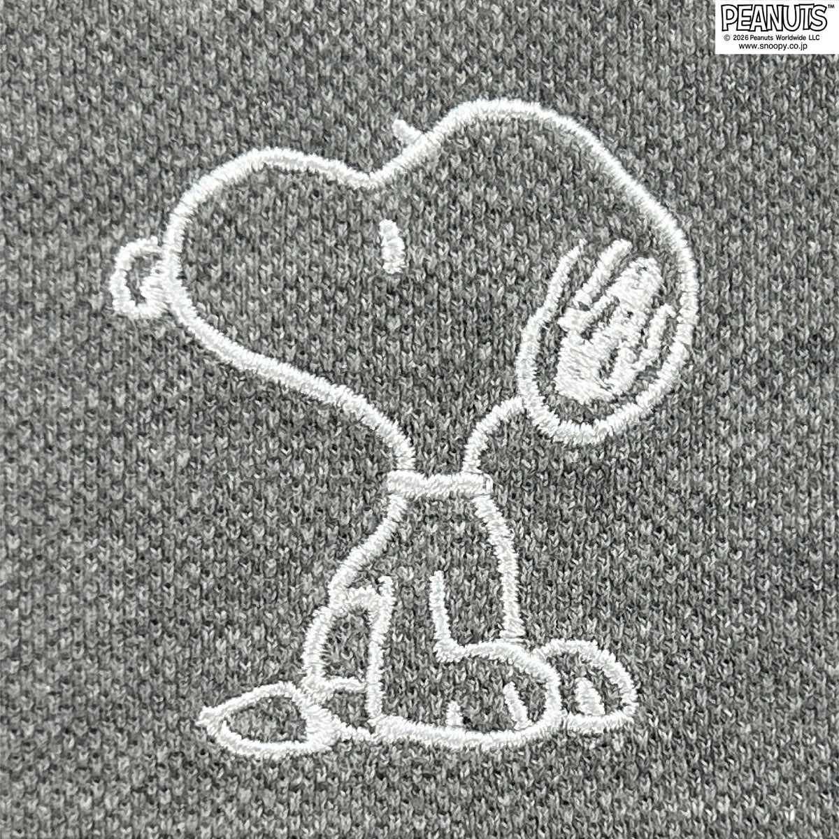 スヌーピー ワンピース 鹿の子 ポロシャツ 膝 チュニック 春夏秋 PEANUTS SNOOPY s2752-290sp