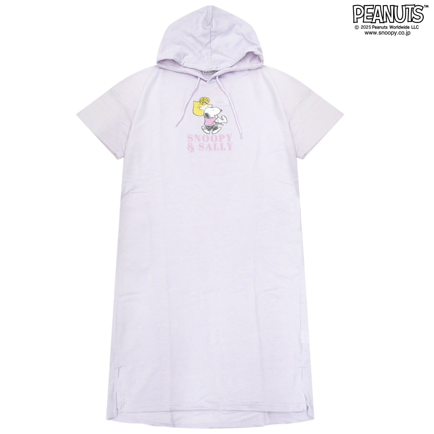 スヌーピー ミニ 裏毛 ワンピース フード チャーリーブラウン サリー SNOOPY PEANUTS s2752-33sp