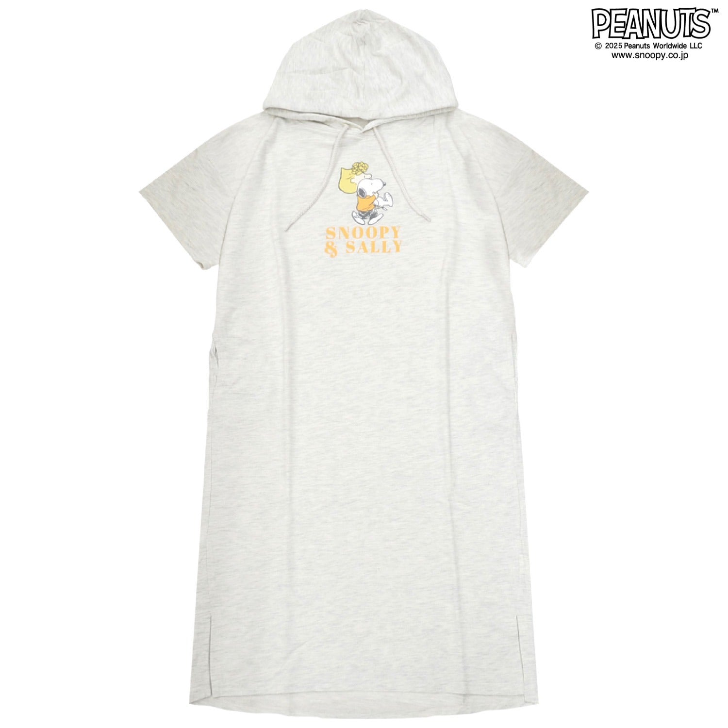 スヌーピー ミニ 裏毛 ワンピース フード チャーリーブラウン サリー SNOOPY PEANUTS s2752-33sp