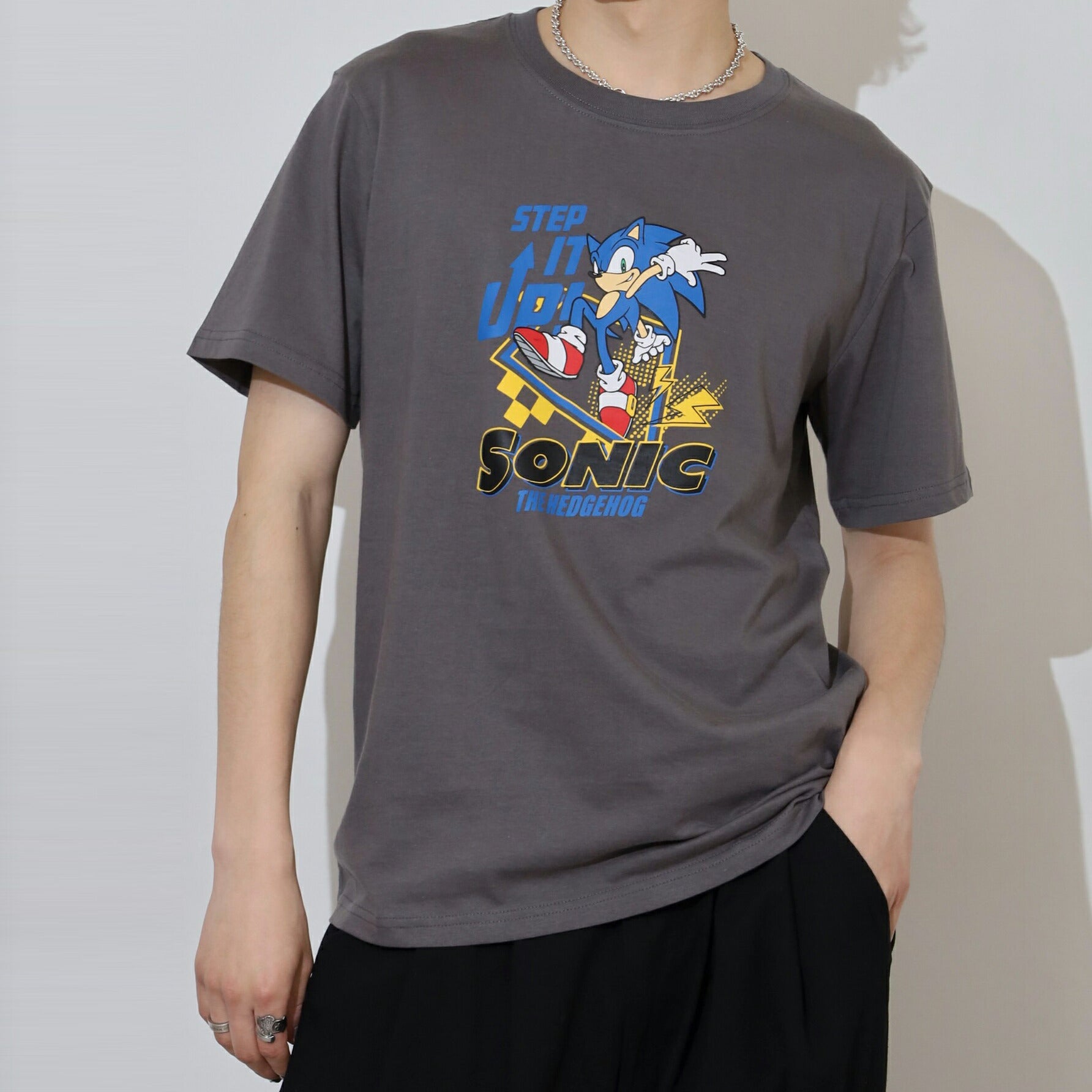 ソニック・ザ・ヘッジホッグ Tシャツ 半袖 セガ ゲーム ソニック カットソー SONIC sc1152-194