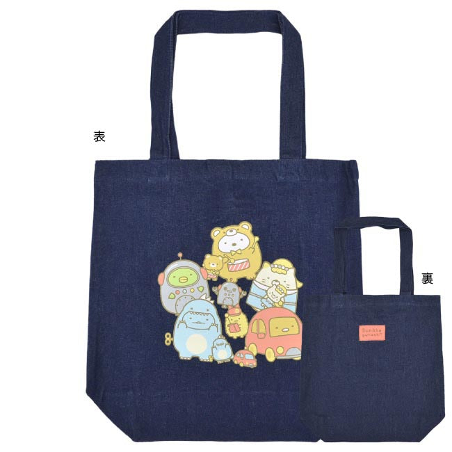 トートバッグ カバン エコバック キャラクター プリント tote-character