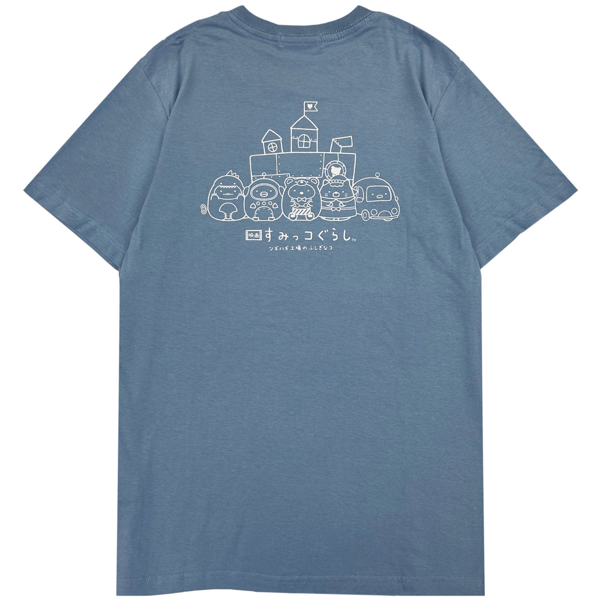 すみっコぐらし 半袖 レディース 春夏 映画 Tシャツ カットソー 刺繍 背面 プリント ワンポイント sg1132-428