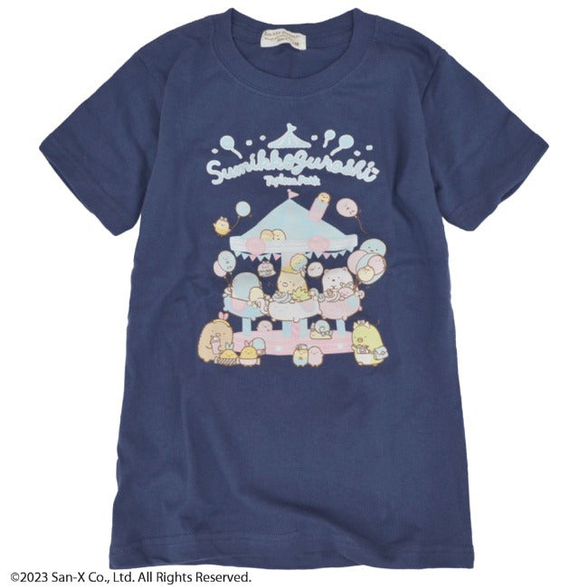 すみっコぐらし プリント 半袖 Tシャツ 子供 子供服 春夏秋 San-x sg7132-62