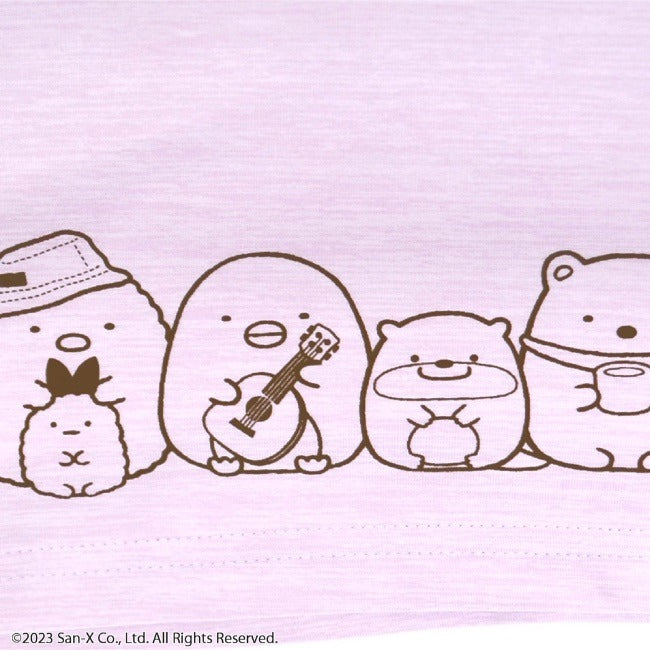 すみっコぐらし サンエックス 子供 キッズ Tシャツ 半袖 トップス プリント アウトドア San-X sg7132-81