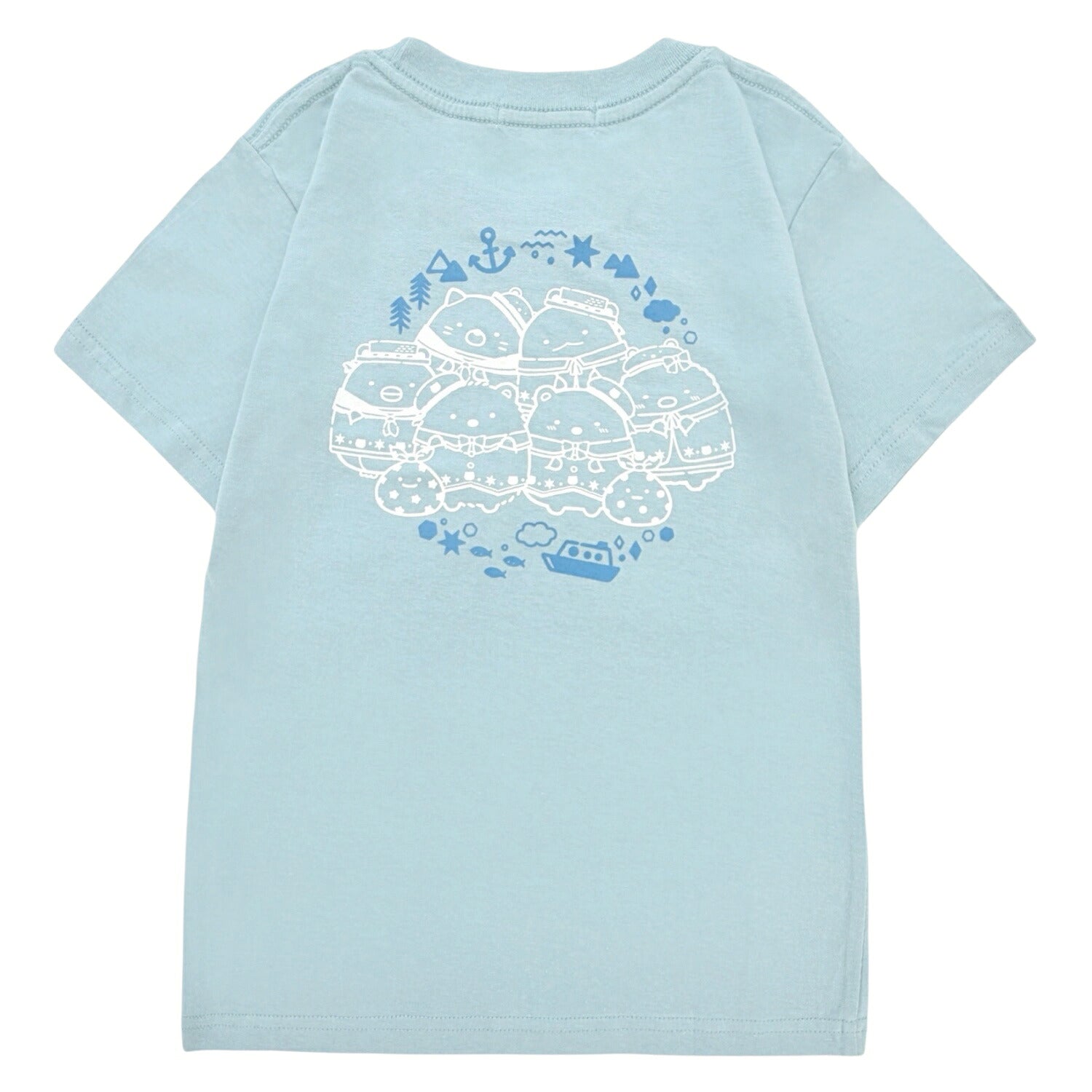 すみっコぐらし キッズ お揃いコーデ 親子コーデ 子供服 子ども 半袖 Tシャツ トップス プリント 天竺 綿 春夏 sumikkogurashi sg7162-33