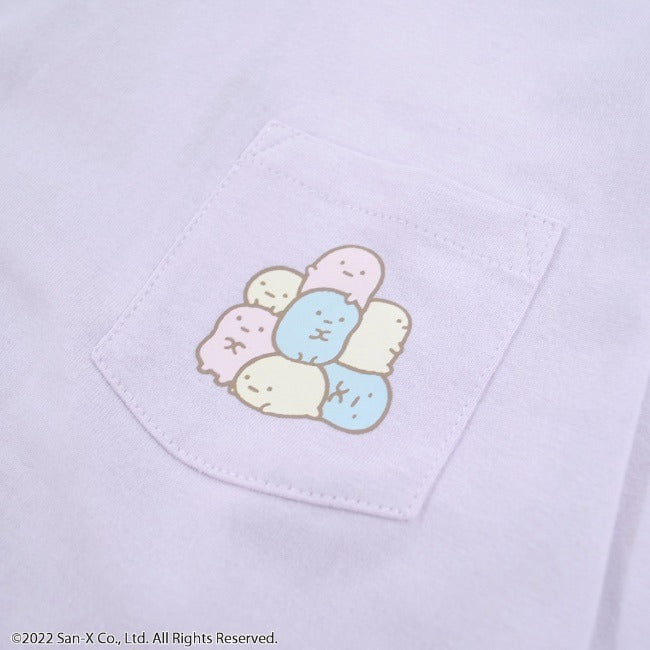すみっコぐらし サンエックス Tシャツ 長袖 キッズ 子供 ポケット 付き プリント sg7223-598