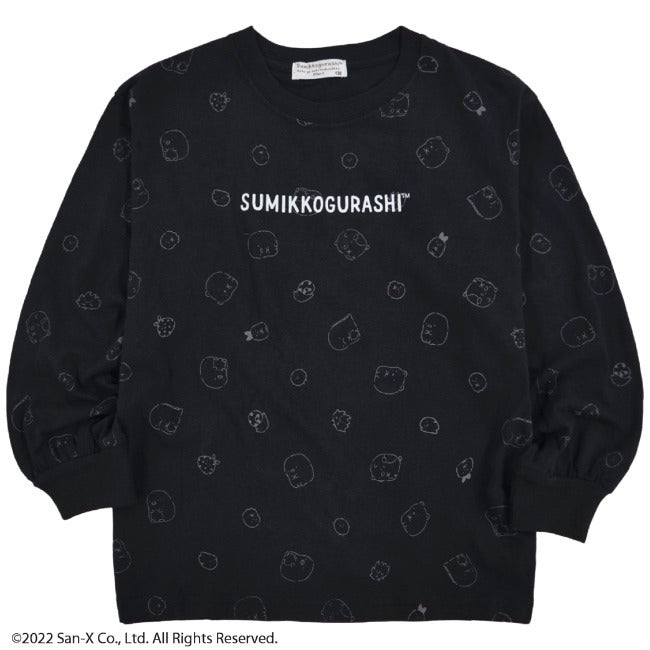 すみっコぐらし サンエックス Tシャツ バルーン袖 長袖 プリント キッズ 子供 sg7223-599