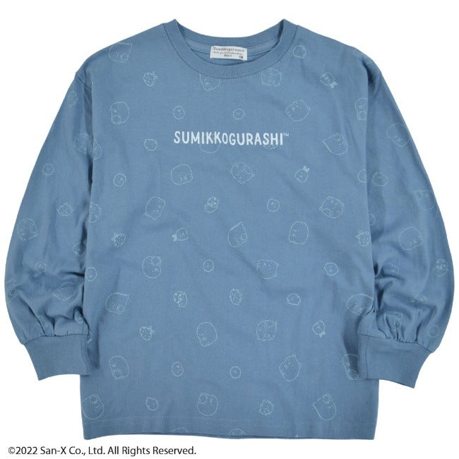 すみっコぐらし サンエックス Tシャツ バルーン袖 長袖 プリント キッズ 子供 sg7223-599